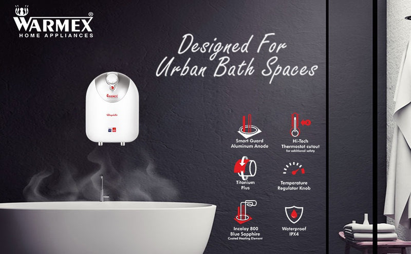 Rapido 3 Instant Water Heater IPX4/Titanium Plus/Rapid  By Warmex