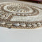 Handcrafted Beaded Pack Of 2 Round Placemat For Dining & Side Tables By APT