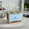 Handcrafted Wooden LOVE-Themed Candle Holder With Drawer By- APT