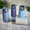 Chrome Plated Pump Soap Dispensers In Cream, Grey, Blue, & Purple (1 PC)-By-APT