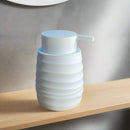 Stylish Matte Finish Ribbed Design Soap Dispensers For Contemporary Look By-APT