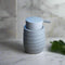 Stylish Matte Finish Ribbed Design Soap Dispensers For Contemporary Look By-APT