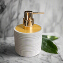 Stylish Matte Finish Round Shape Soap Dispensers (1PC) By-APT