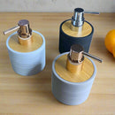 Stylish Matte Finish Round Shape Soap Dispensers (1PC) By-APT