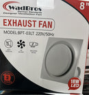Ceiling Exhaust Fan Ventilator With LED Light-By Wadbros