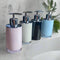 Chrome Plated Glossy Soap & Lotion Dispensers In Cream, Pink, Sky Blue & Black (1 PC)-By-APT