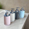 Chrome Plated Glossy Soap & Lotion Dispensers In Cream, Pink, Sky Blue & Black (1 PC)-By-APT