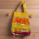 Frock Style Traditional Indian Potli  Women Handmade Bag 1 PC (Random Color)