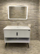 Miami 2 Legs Stylish Standing Washbasin Vanity For Bathroom By TGF