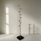 Nordic Style Tree Shaped Coat Stand With Wooden Base With 8 Hangers