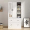 Closet Storage Organizer With Two Drawers/2 Door Wardrobe