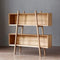 Wooden Ladder Bookshelf / Racks for Living Room, Bed Room , Drawing Room, Hall By Miza