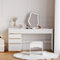 All-in-One Beauty: Smart Nightstand & Vanity Set/Dressing Table