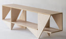 Diagonalic Console Table By Miza