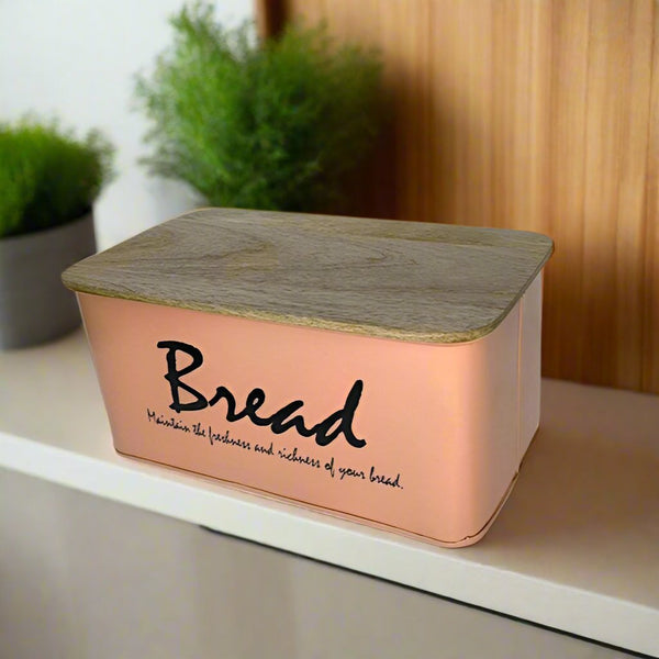 Metal Box Container For Easy Storage Of Bread, Cakes, Sandwiches Rust Resistant Countertop Organizer