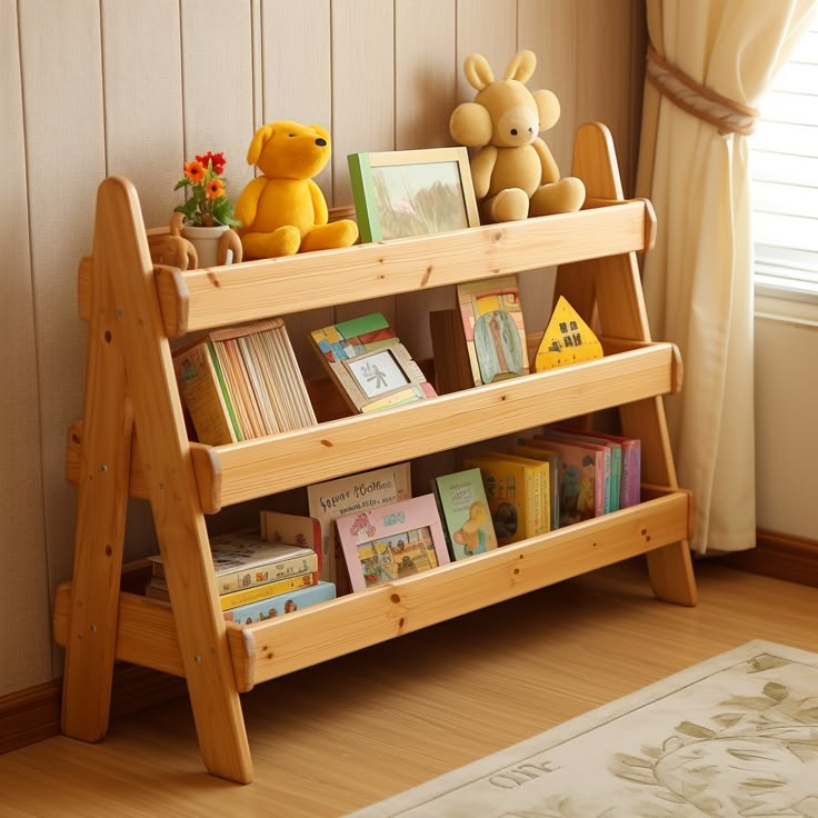 Book Storage Organizer for Toddlers By Miza