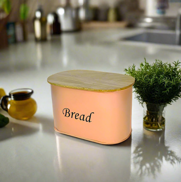 Metal Box Container For Easy Storage Of Bread, Cakes, Sandwiches Rust Resistant Countertop Organizer By MA