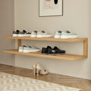 Wall Mounted Double Shoe Storage Shelf By Miza