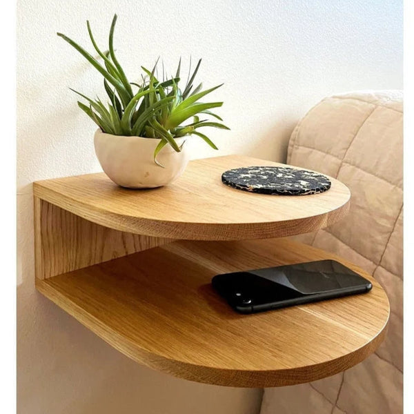 Floating Accent Side Table For Bedroom By Miza