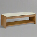 Cassie 56" Bench And Shoe Rack For Hallways, Entryways By Miza