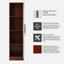 Compact Single-Door Wardrobe With Three Shelves For Organized And Stylish Storage