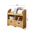 Theo Kids Bookshelf And Toy Drawer Organizer By Miza