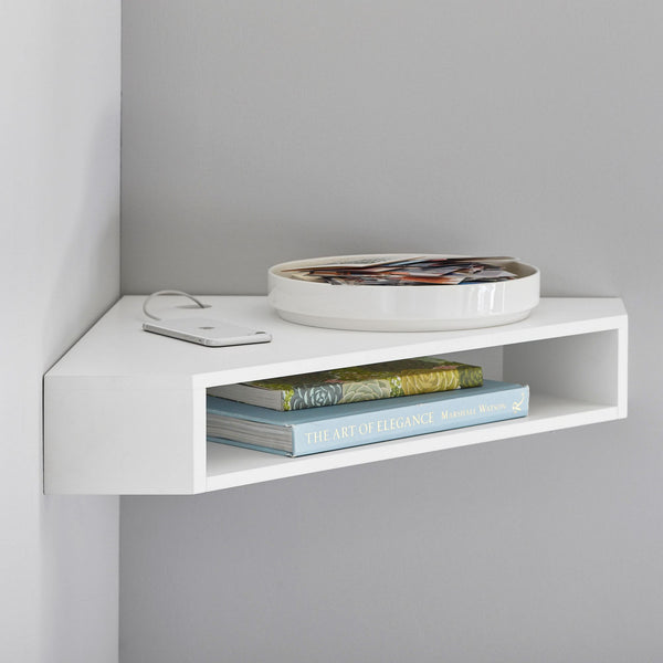 Open Box: Lane Corner Shelf By Miza