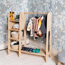 Montessori Children's Wardrobe & Coat Rack By Miza