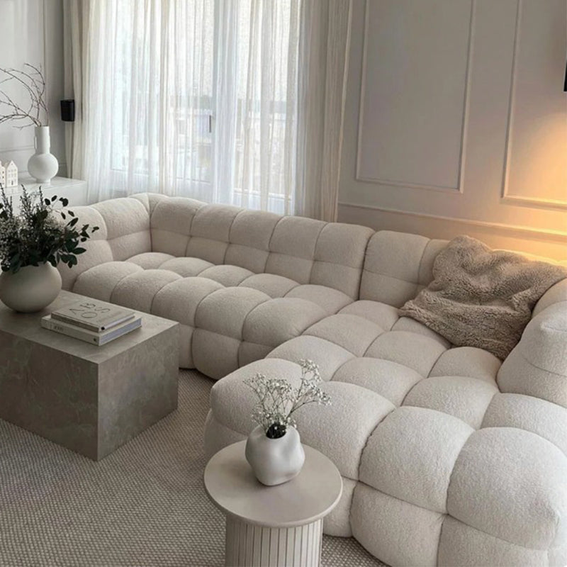 Luxury Royal Chicago Boucle Sofa/L-Shapes Sofa for living room