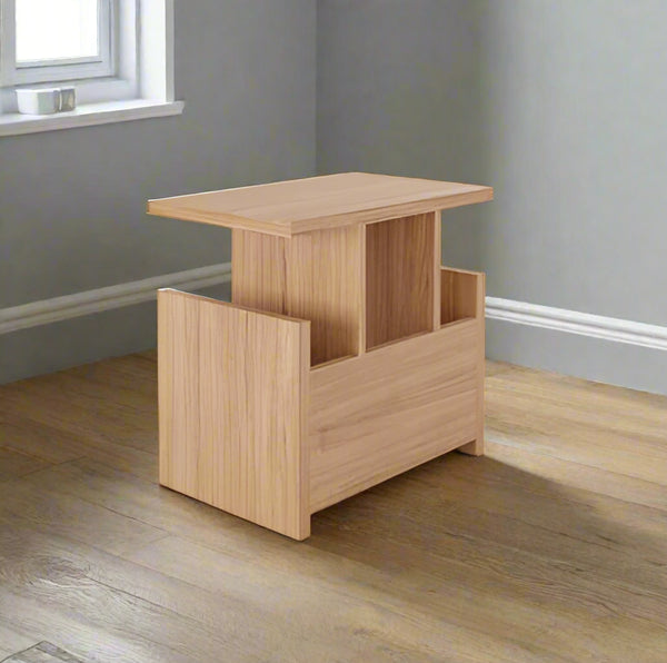 Minimalist Functional Bedside Table By Miza