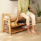 Two Shelved Bench / Shoe Organizer / Shoe Cabinet By Miza