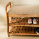 Two Shelved Bench / Shoe Organizer / Shoe Cabinet By Miza