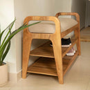 Two Shelved Bench / Shoe Organizer / Shoe Cabinet By Miza