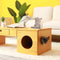 Rectangular Coffee Table With Drawer & Cat/Dog House By Miza
