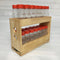 Sliding Kitchen Wooden Spice/Condiment Rack One Slide With 28 Bottles By Miza