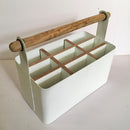 Metal Caddy Cutlery Carry Storage For Dinner Spoons/Artist Tools/Makeup Brushes