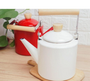 Hot Water, Tea Kettle Japanese Style Enamel 2.4 L Induction & Gas Stove Teapot Kettle